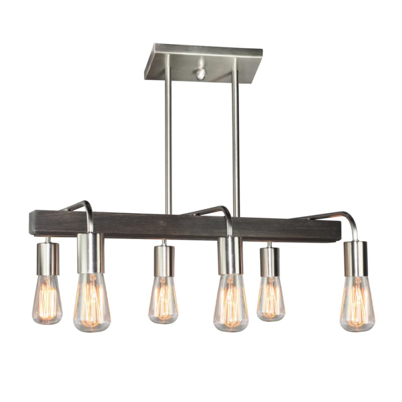 Artcraft Lighting AC10456BN Brushed Nickel Jasper Park 6 Light 1 Tier