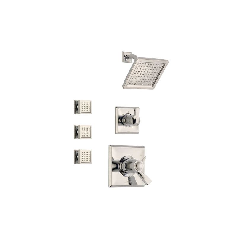 Delta Dryden Monitor 17 Series Shower System SS Brilliance Stainless