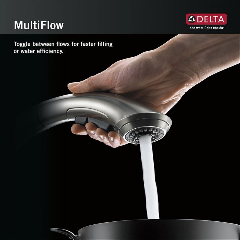 4153ARDST in Arctic Stainless by Delta