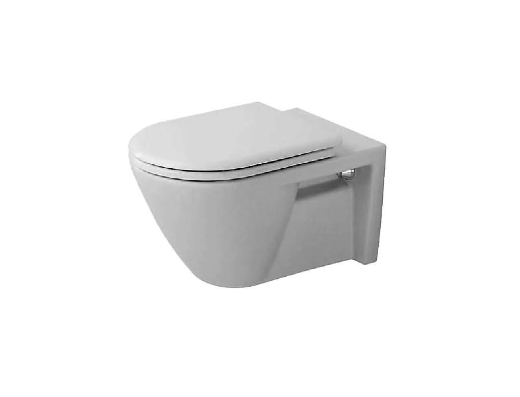 Duravit 0160090000 White OnePiece Elongated WallMounted Toilet
