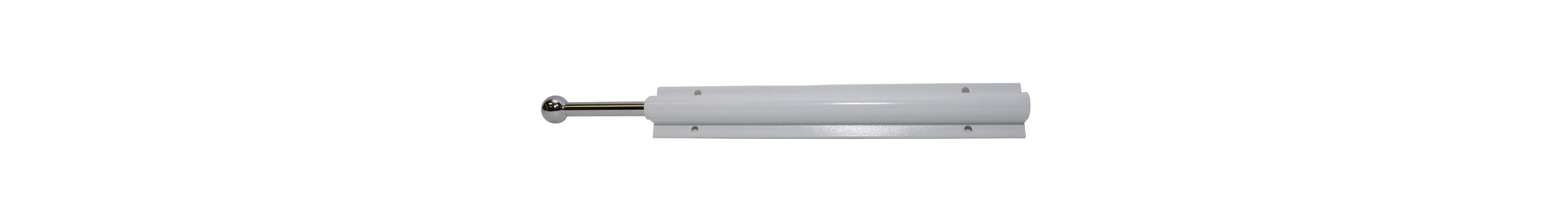 Easy Track RA1204 White 16 Inch Sliding Wardrobe Rod for Easy Track Closet System
