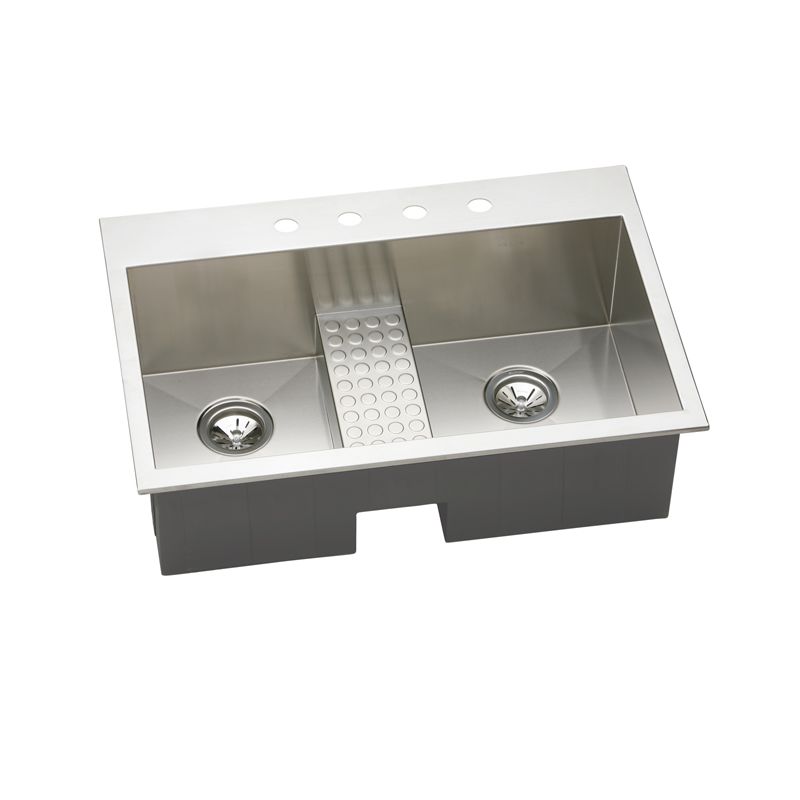 Elkay EFTLB332210CDBL1 Stainless Steel 1 Faucet Hole Avado Stainless