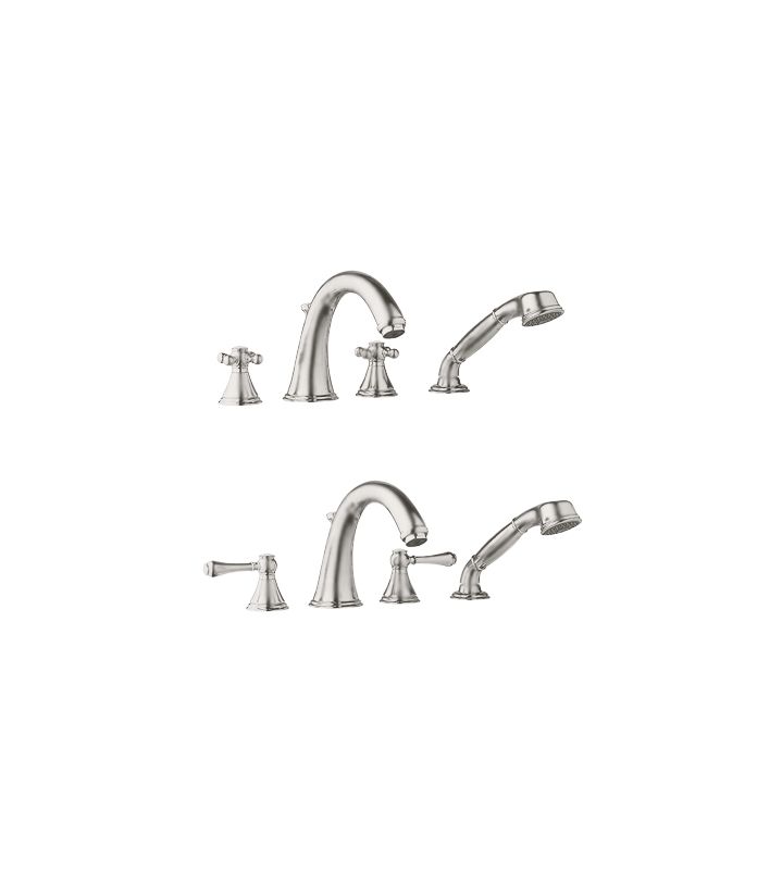Grohe 25506en0 Brushed Nickel Geneva Roman Tub Filler