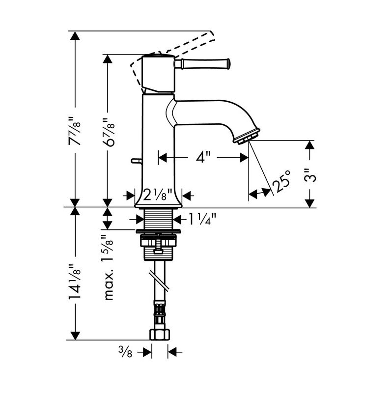 14111921 in Rubbed Bronze by Hansgrohe