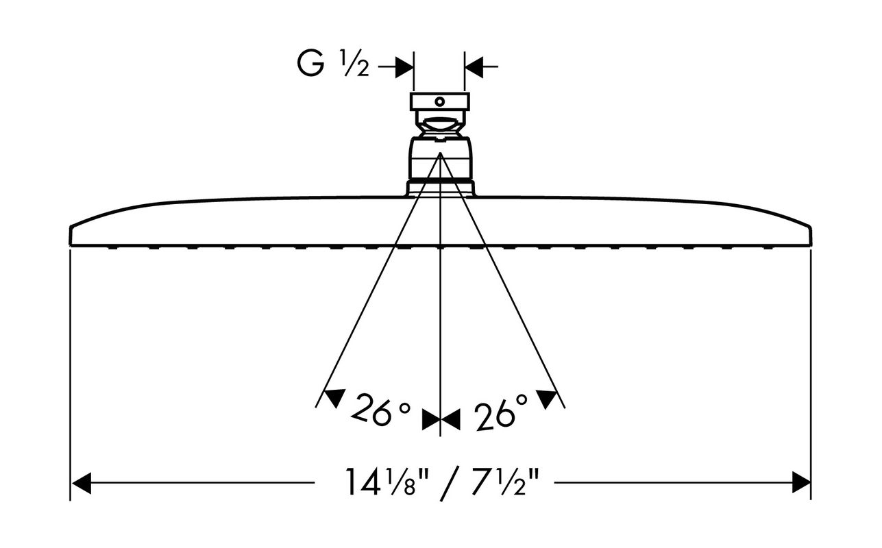 Hansgrohe 27381 Shower Head