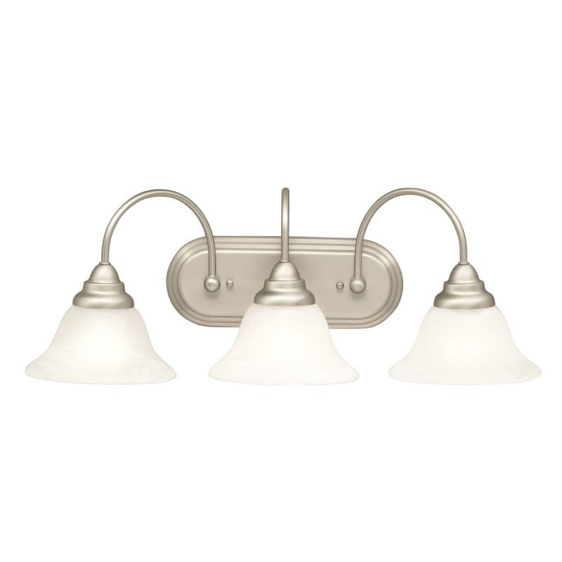 Kichler 5993ni Brushed Nickel Telford 25 Quot Wide 3 Bulb