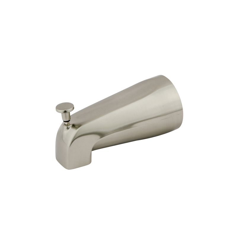 Kingston Brass K188A8 Satin Nickel 51/4" Wall Tub Spout with Diverter