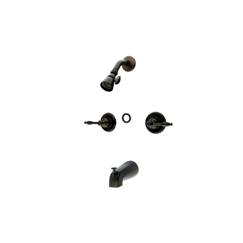 Kingston Brass KB245KL Oil Rubbed Bronze Magellan Tub and Shower Trim