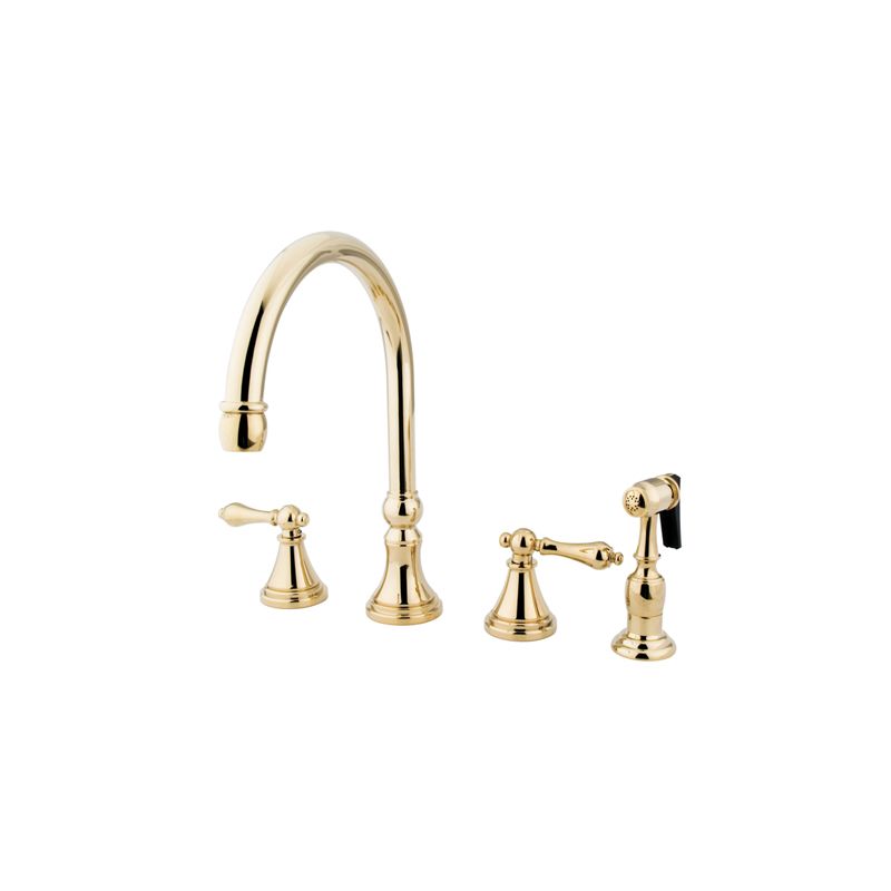 Kingston Brass Kitchen Faucet With Spray Kingston Brass Kitchen Faucet With Spray