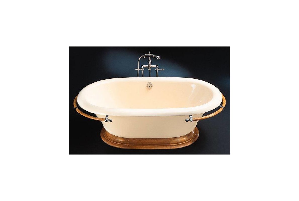 Kohler K705WB Golden Oak Vintage Wood Tub Base for Freestanding