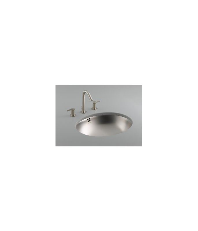 Kohler K2609NA Stainless Steel Bachata 171/8" Stainless Steel Undermount Bathroom Sink with