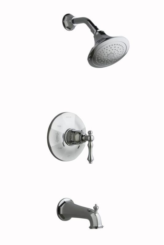 Kohler KT134924CP Polished Chrome Kelston RiteTemp Tub and Shower