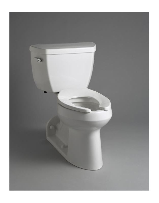 Kohler K35780 White Elongated Bowl, Rear Outlet Pressure Lite