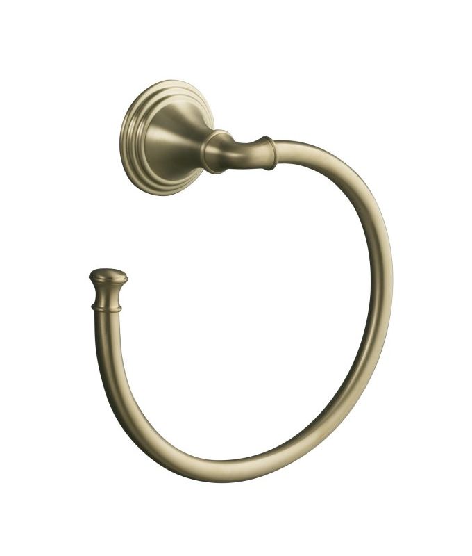 Kohler K10557BV Brushed Bronze Devonshire Single Post Round Towel