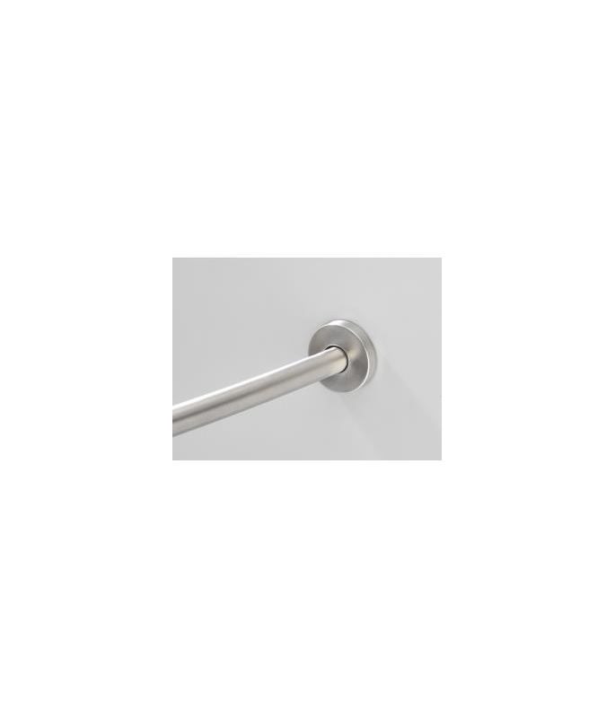Kohler K9351BS Brushed Stainless Contemporary Curved Shower Rod from
