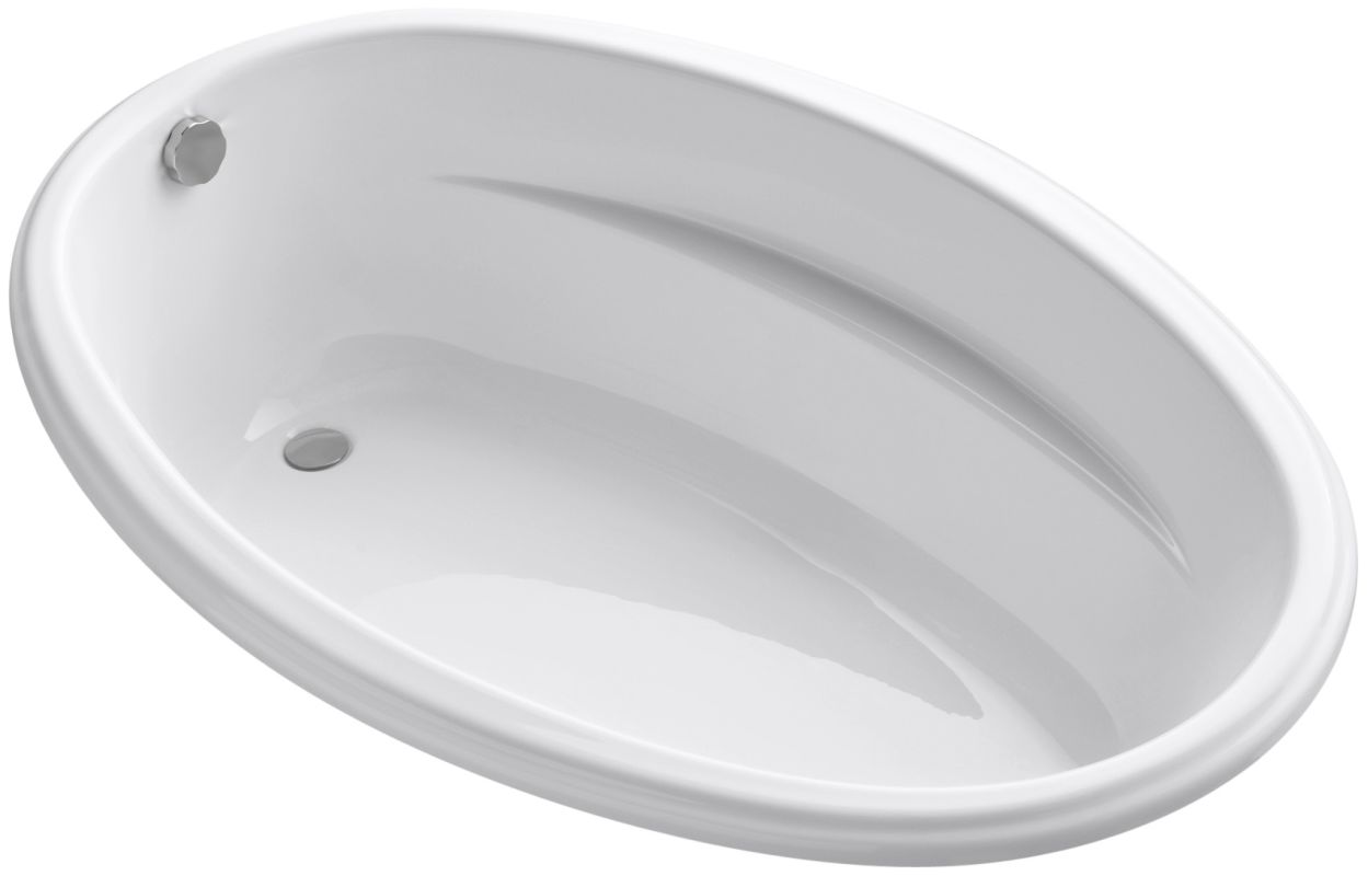 Kohler KBF11470 White ProFlex Collection 60" Drop In Soaking Bath Tub