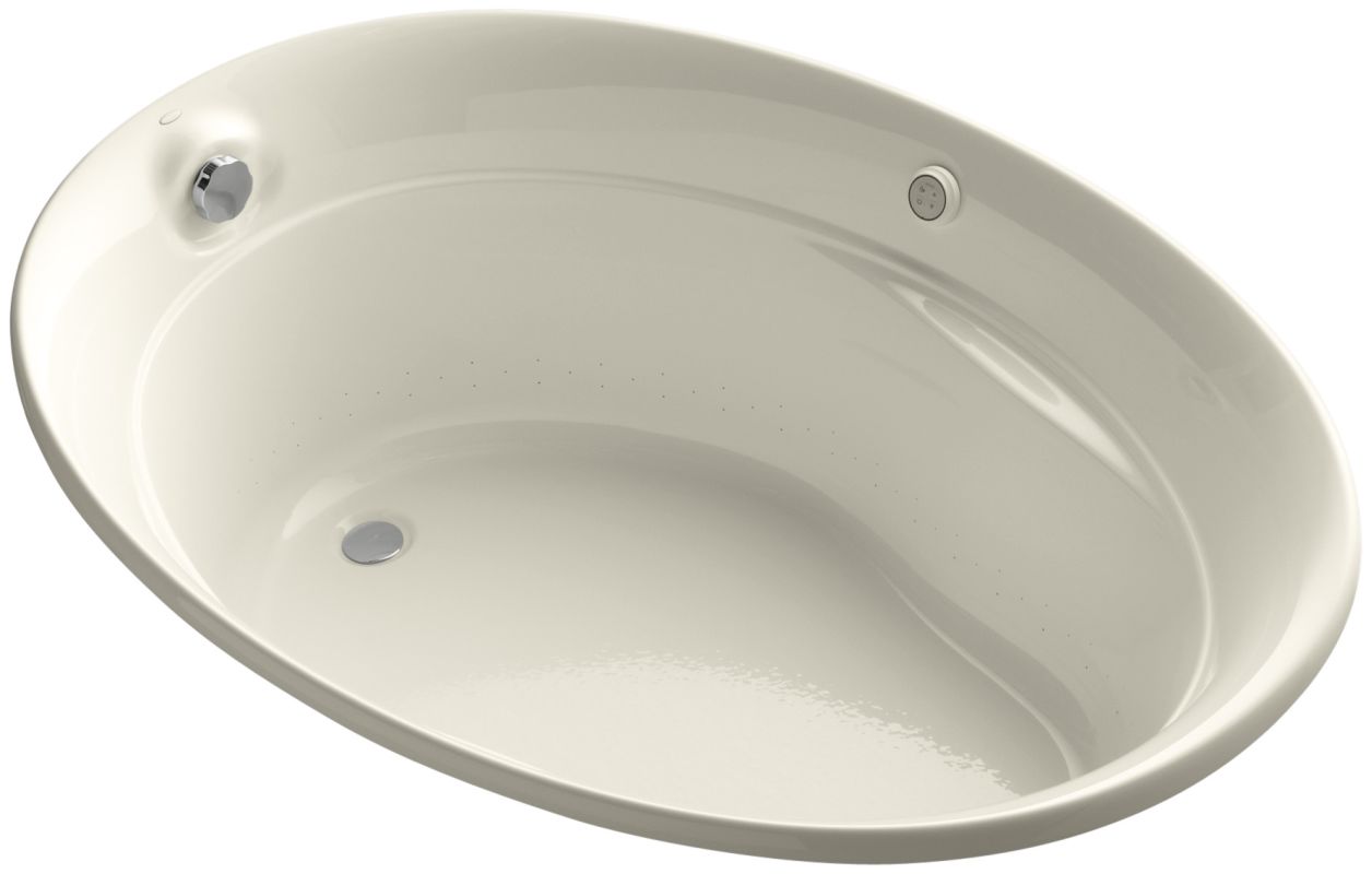 Kohler K1337G47 Almond Serif Collection 60" Drop In Oval Drop In