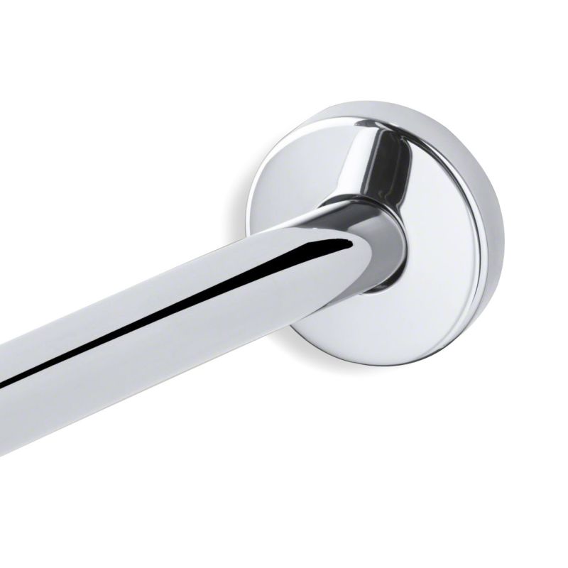 Kohler K9351S Polished Stainless Contemporary Curved Shower Rod from