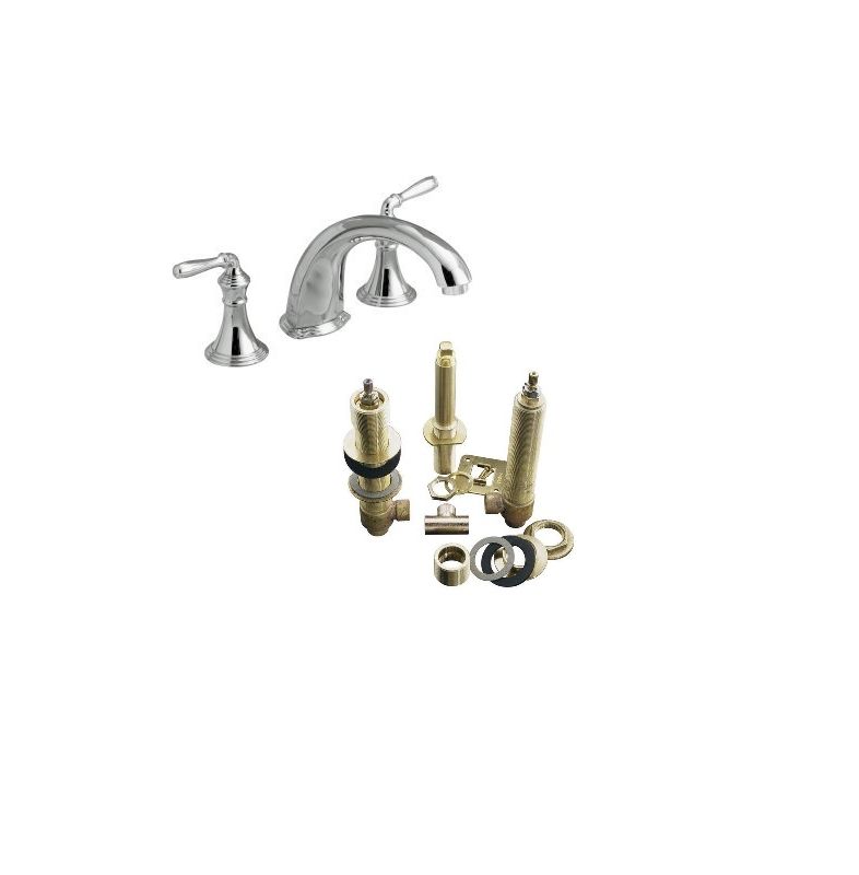 Kohler KT3984CPK304KNA Polished Chrome Devonshire Roman Tub