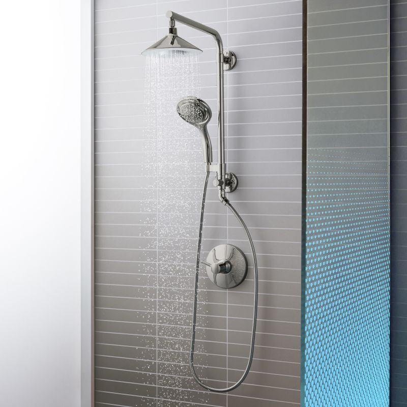 Kohler Moxie HydroRail Custom Shower System BN Vibrant Brushed Nickel Shower System