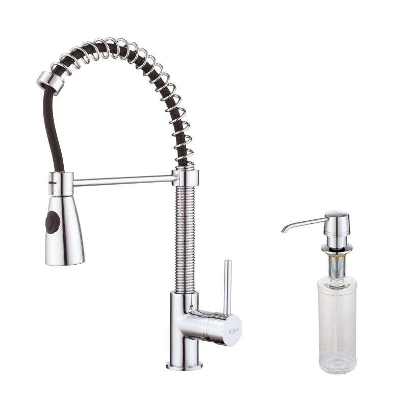 Kraus Kpf Chrome Commercial Style Pre Rinse Kitchen Faucet Kraus Kpf Chrome Commercial Style Pre Rinse Kitchen Faucet