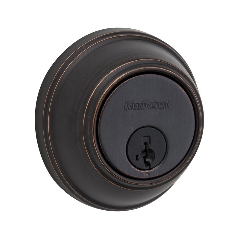 Kwikset 81611PS Bronze Key Control Deadbolt with the SmartKey