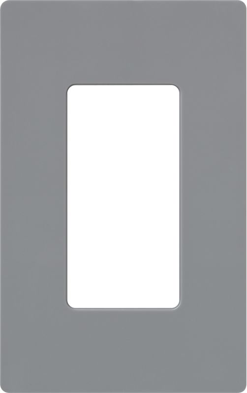 Lutron CW1GR Gray Claro Single Gang Designer Wall Plate