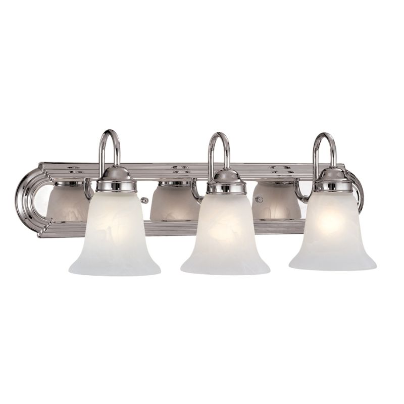 Millennium Lighting 483-CH Chrome 3 Light Bathroom Vanity Light - LightingDirect.com