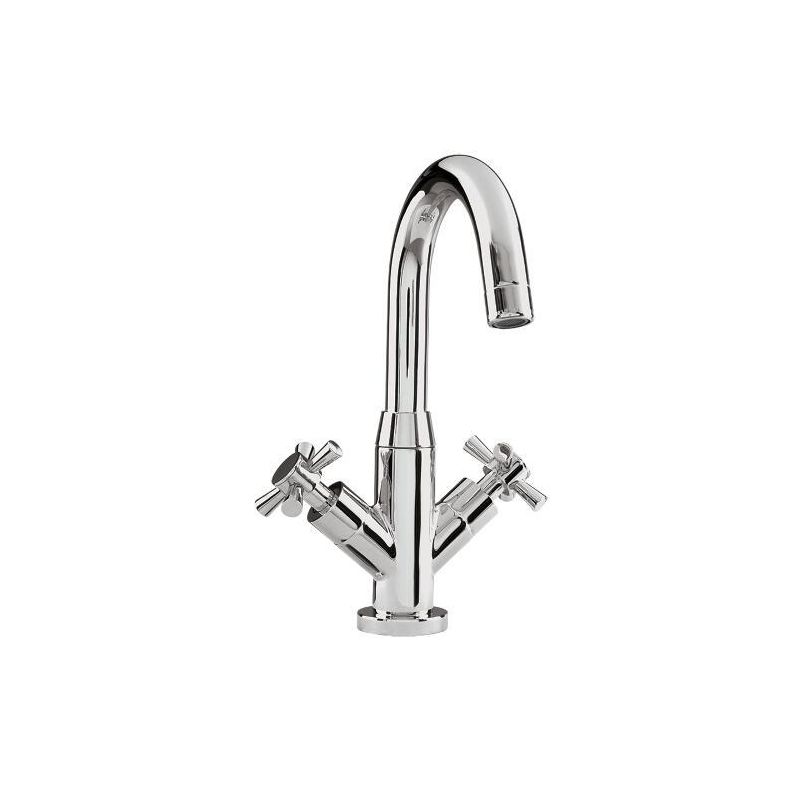 ... Bathroom Sink with a Traditional Single Hole Faucet and Drain Assembly