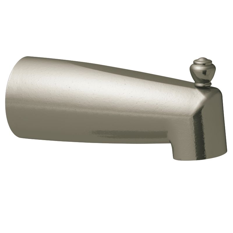 Moen 3831AN Antique Nickel 7" Tub Spout with 1/2" Slip Fit Connection (With Diverter