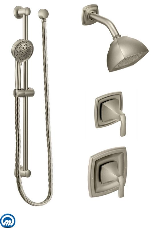 Moen 425BN Brushed Nickel Pressure Balanced Shower System with Shower