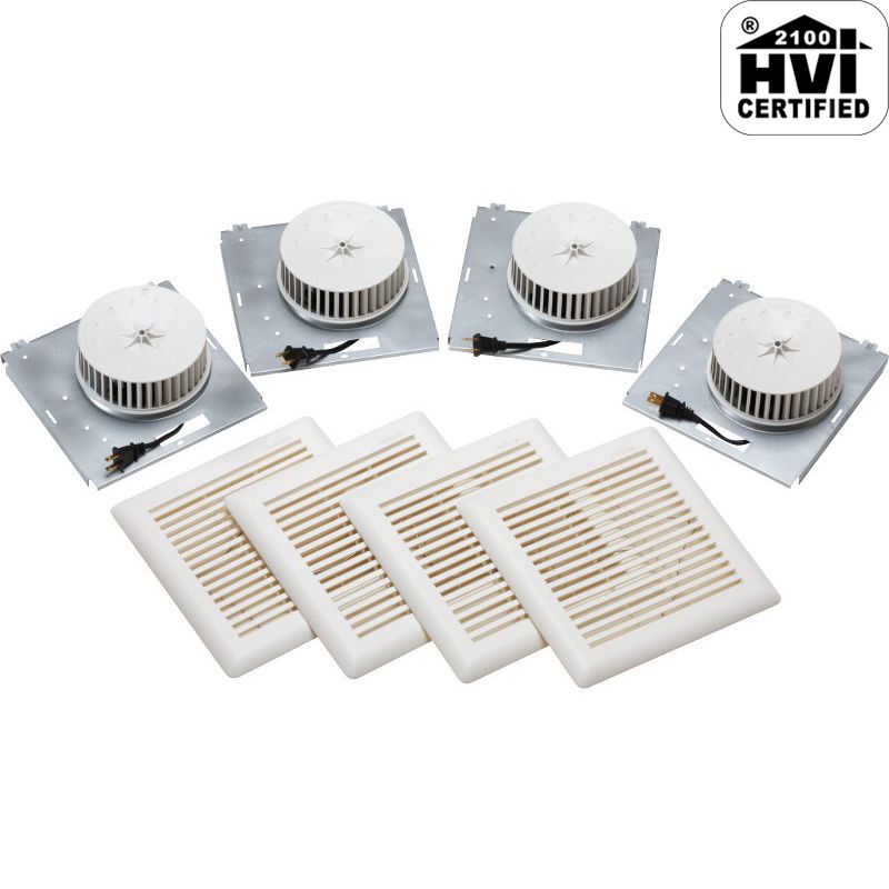 NuTone 671RB NA 90 CFM 3.0 Sone Fan and Grille Assembly Builder Pack