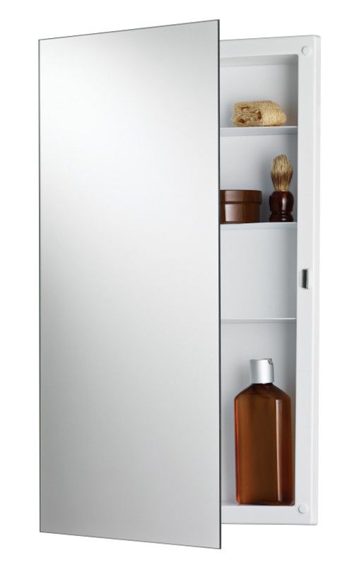 NuTone 781053X Basic White Builder Series 26 Inch Height Frameless