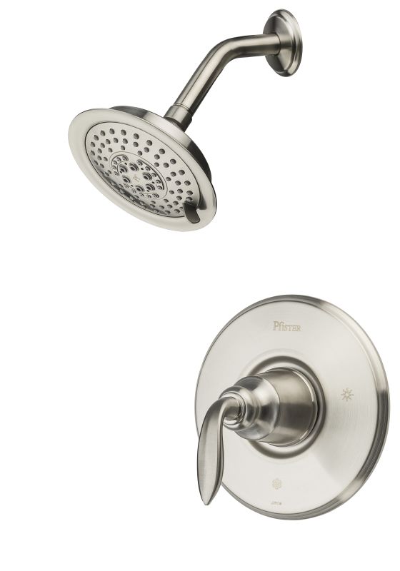 Pfister R897CBK Brushed Nickel Avalon Shower Trim Package with Single