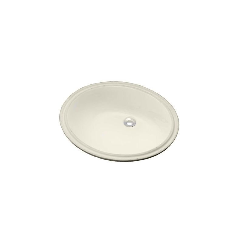 Proflo Pf1714ubs Biscuit 16 3 4 Quot Undermount Oval Bathroom