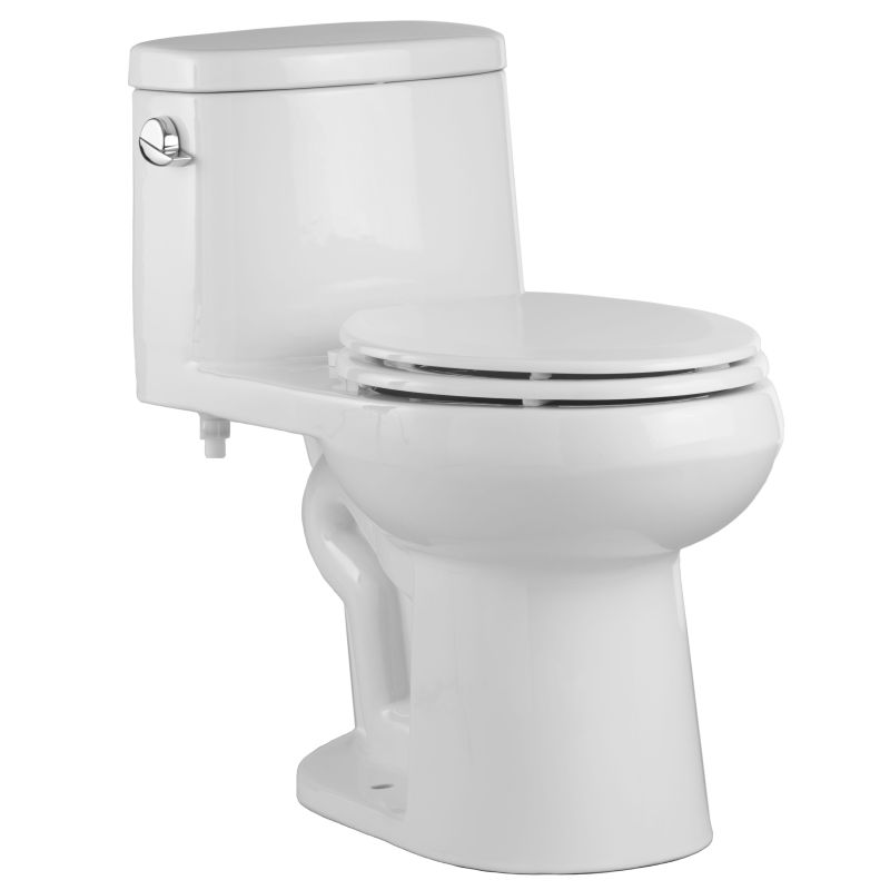 ProFlo PF9441WH White One Piece Elongated Toilet with Left Mounted Trip