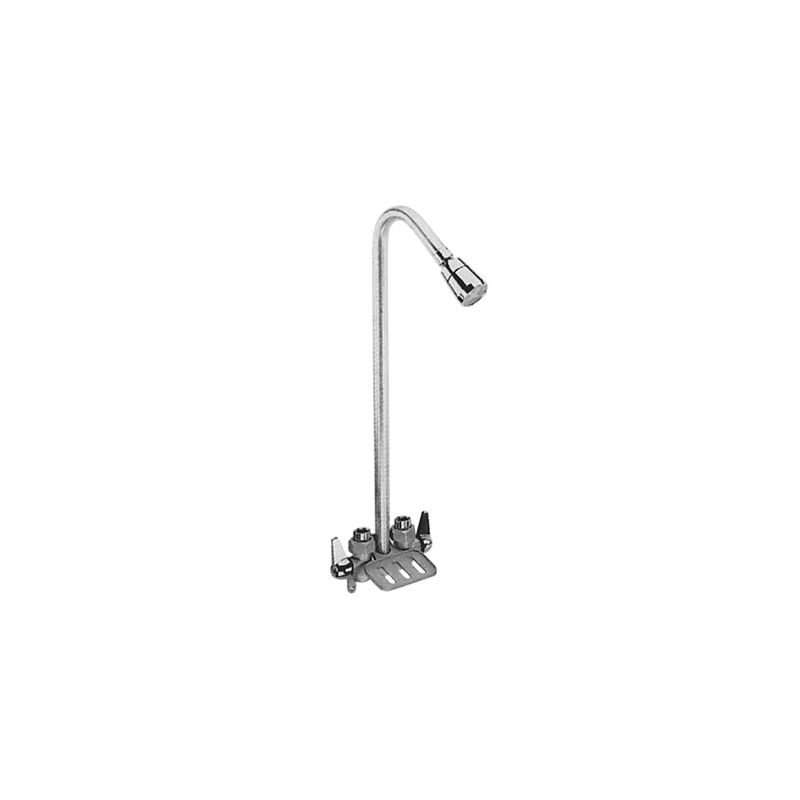 ProFlo PF418 Chrome Double Handle Utility Shower Faucet with Metal