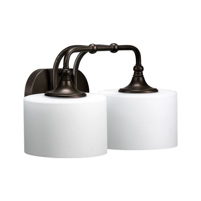 Quorum International 5090-2-86 Oiled Bronze 2 Light Down Lighting Vanity Fixture from the ...