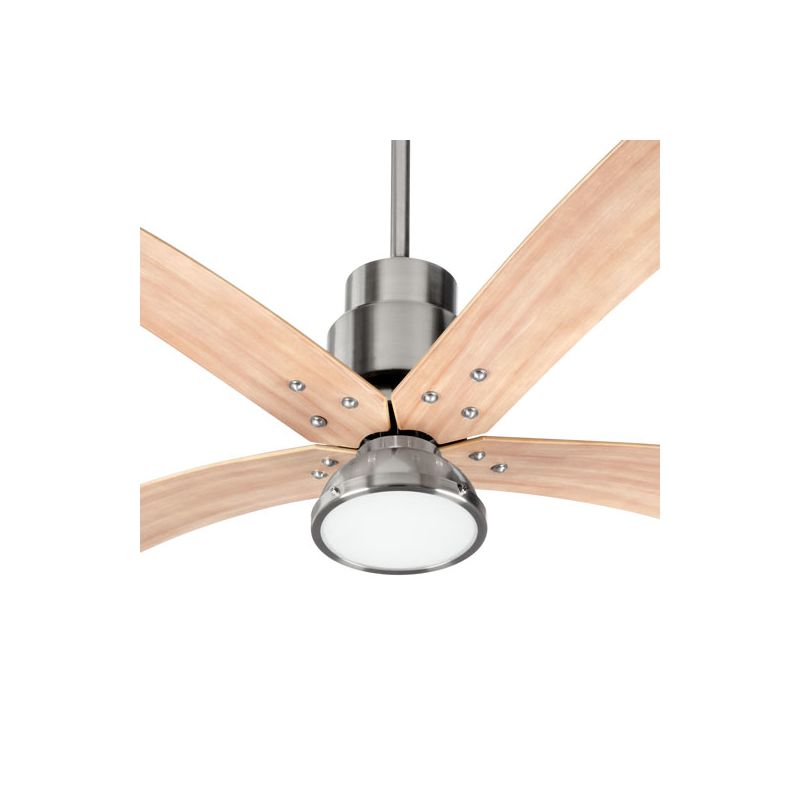 Quorum International 9860465 Satin Nickel Flex 60" Sweep 4 Blade