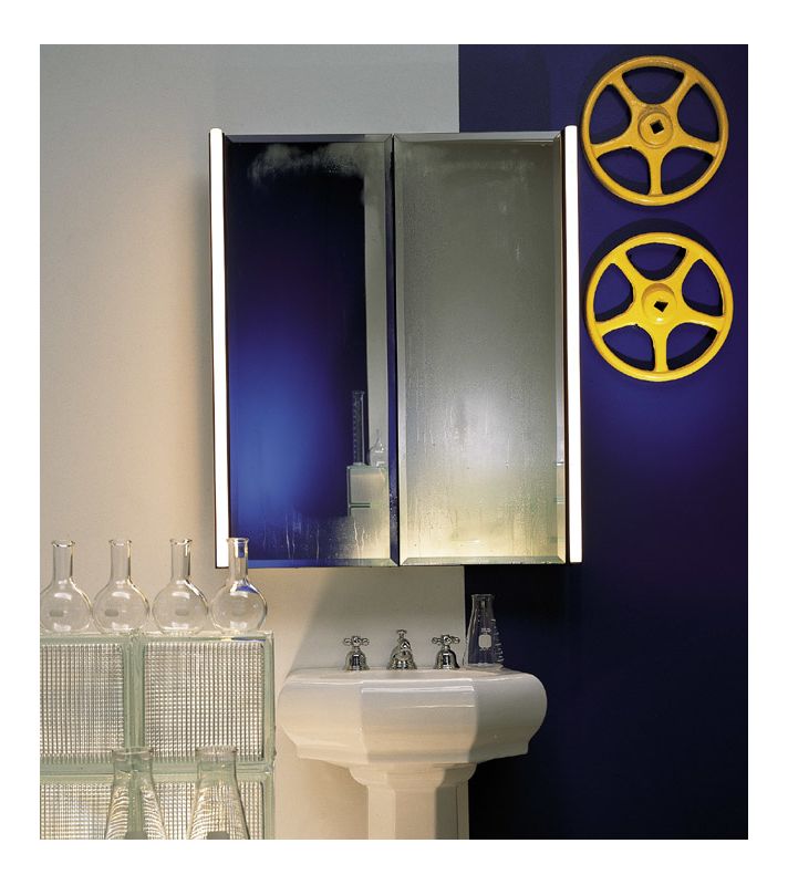 Robern MP16D6FBLE Bevel 15 1/4" Single Door Medicine with