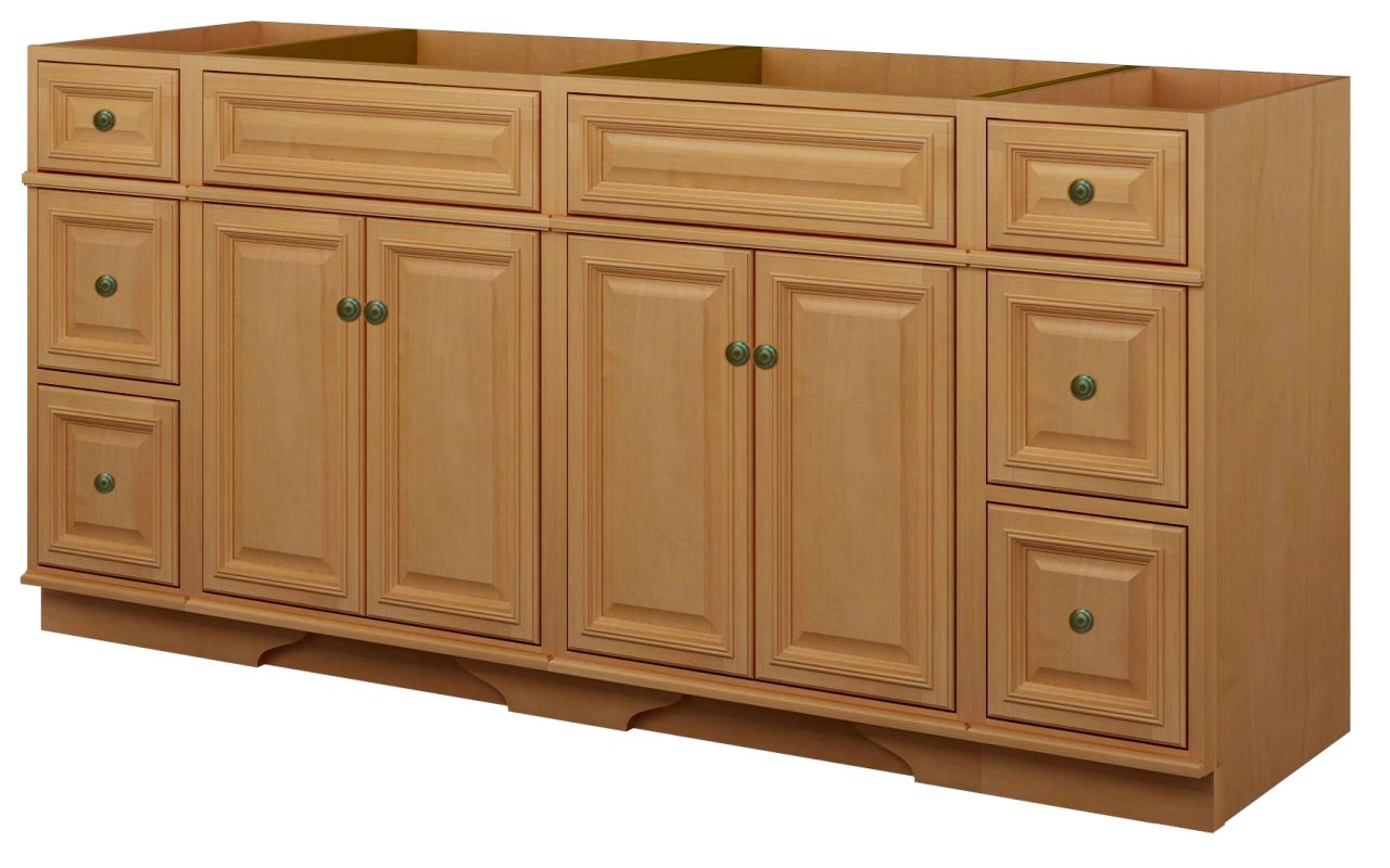 Sunny Wood BW7221DDB Briarwood Briarwood 72" Maple Wood Vanity