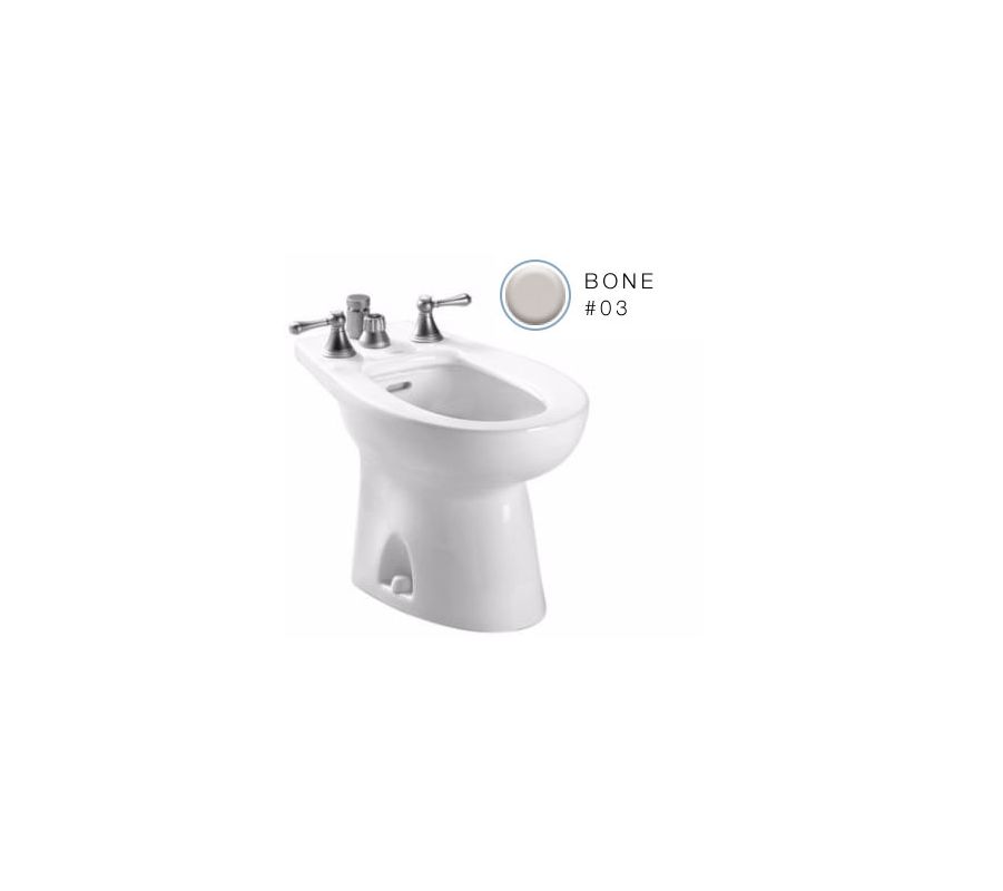 Toto BT500B#03 Bone Piedmont Floor Mounted Porcelain Bidet ...