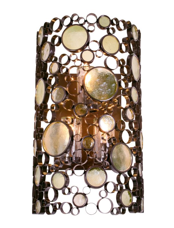 Varaluz 703KL03 Glossy Bronze 3 Light Large Outdoor Wall Sconce with Glossy Bronze Finish and