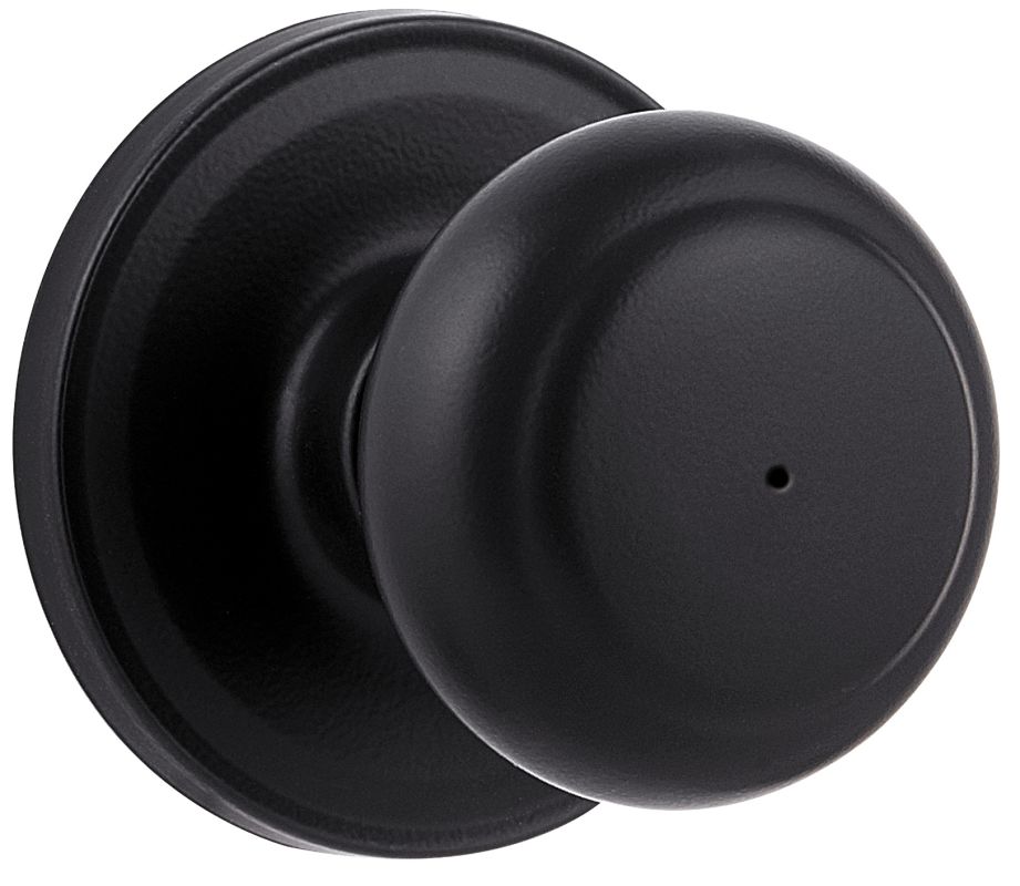 Weiser Lock GA331T514 Iron Black Troy Privacy Door Knob Set from the
