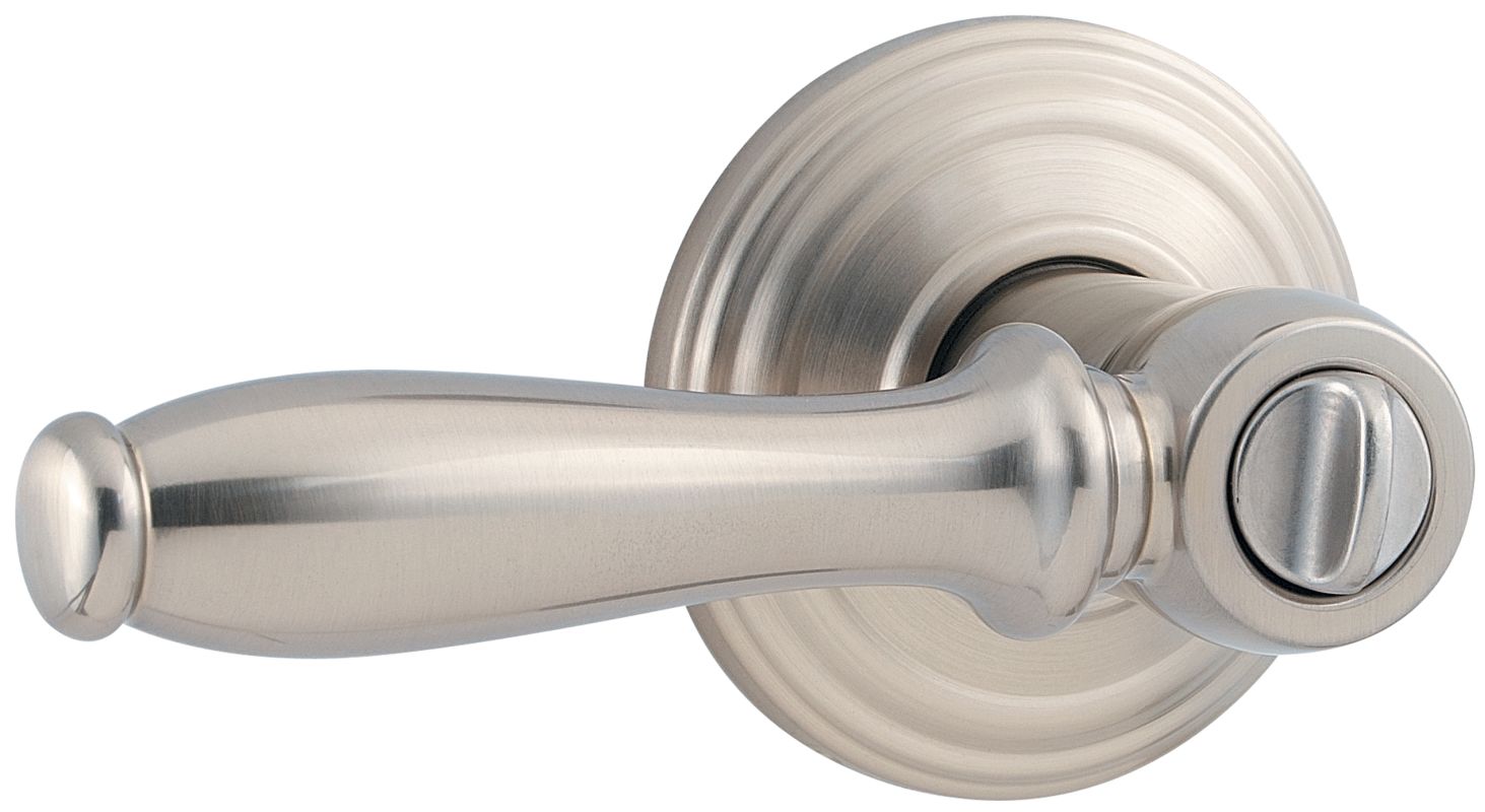 Weiser Lock GCL331ADL15 Satin Nickel Ashfield Privacy Leverset from the