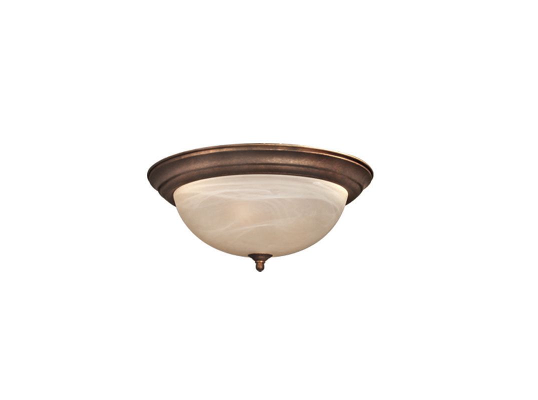 Woodbridge Lighting 31011MBZ Marbled Bronze 3 Light Down Light