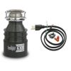 InSinkErator BADGER5WC Power Cord Included Badger 1/2 HP Garbage