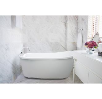Jacuzzi PNB5932BUXXXXW White / Brushed Nickel Tub Filler ...