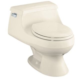 Kohler K 3386 47 Almond Rialto One Piece Round Front