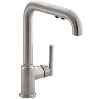 Kohler K 7505 Vs Vibrant Stainless Single Handle Pullout